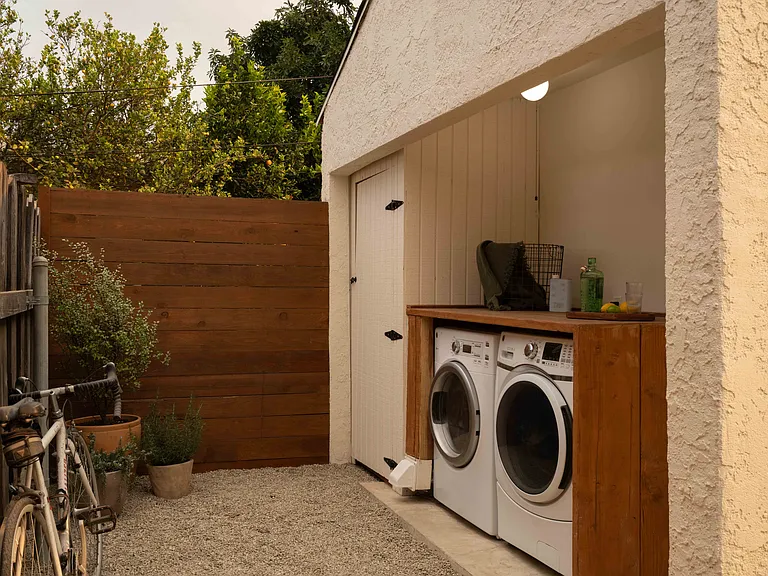 Private Outdoor Space + Laundry