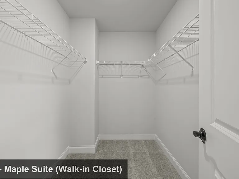 Private walk-in closet