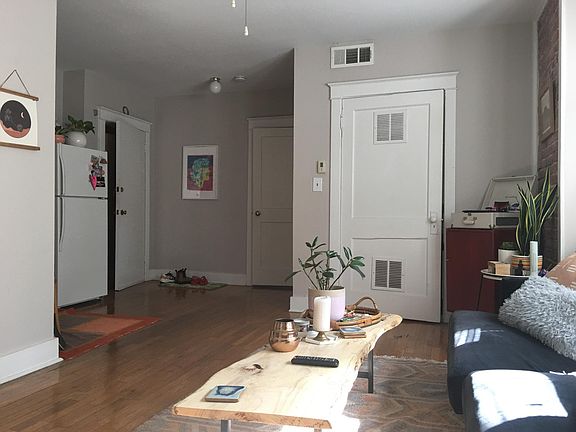 Living room looking towards entry area