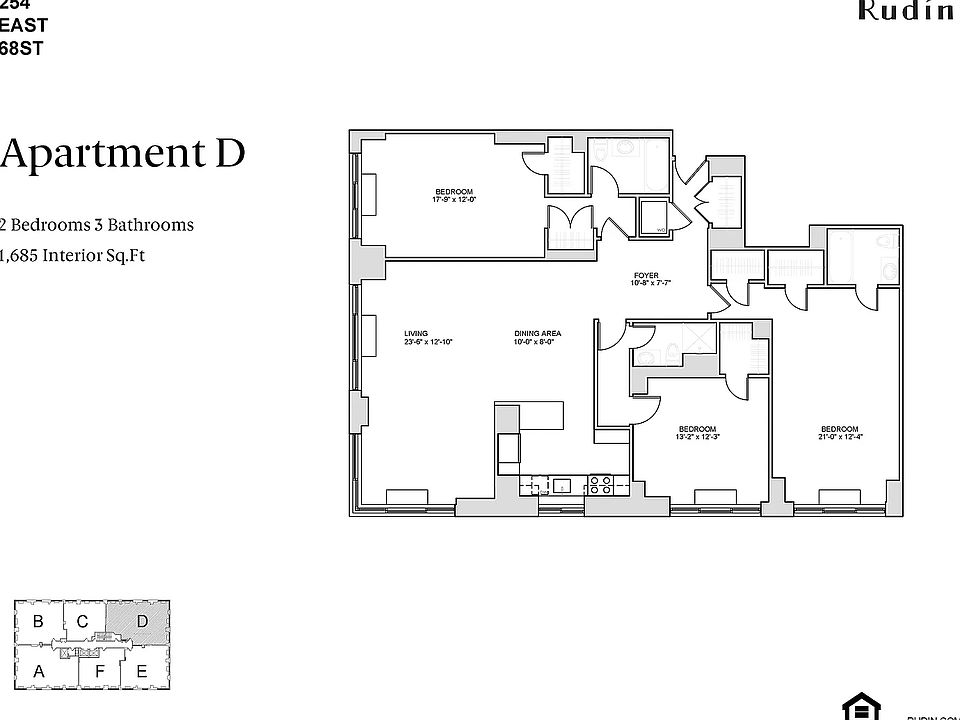 2nd image of 254 E 68th St APT 13D