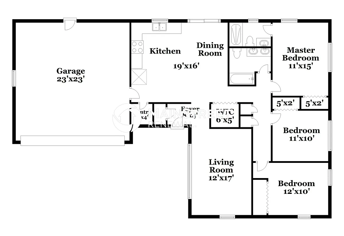 Floor Plan - 516 Bounty Ave NE