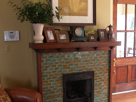 Restored Living Room Fireplace