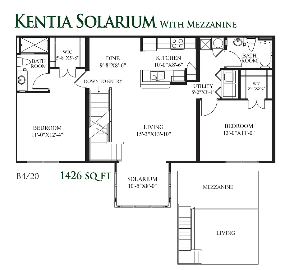 Floor plan Kentia Solarium