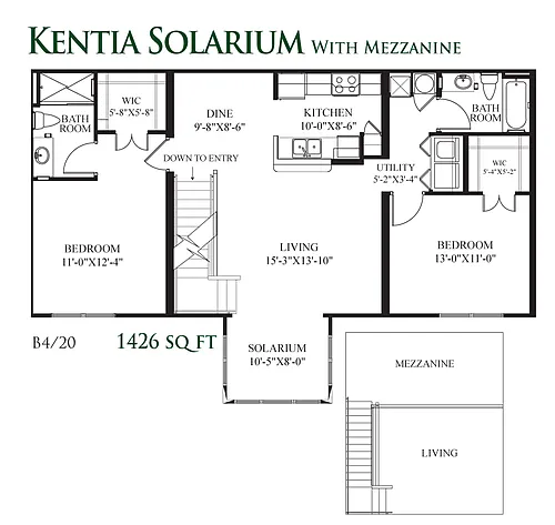Floor plan Kentia Solarium
