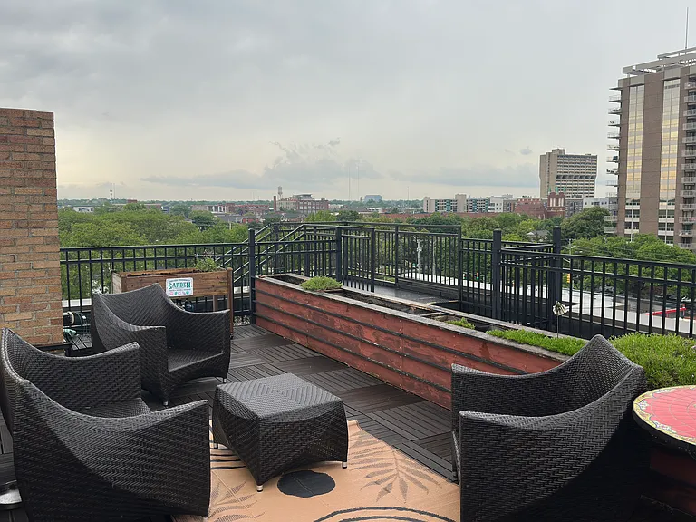 Rooftop deck