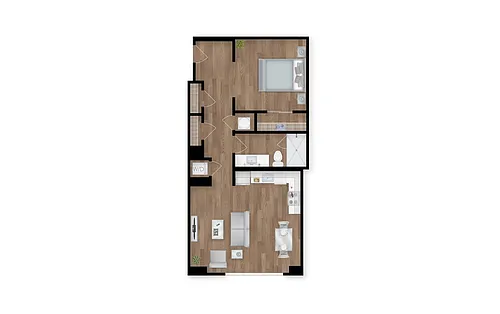 Floor plan A1E