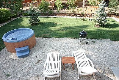 Backyard w/ Spa