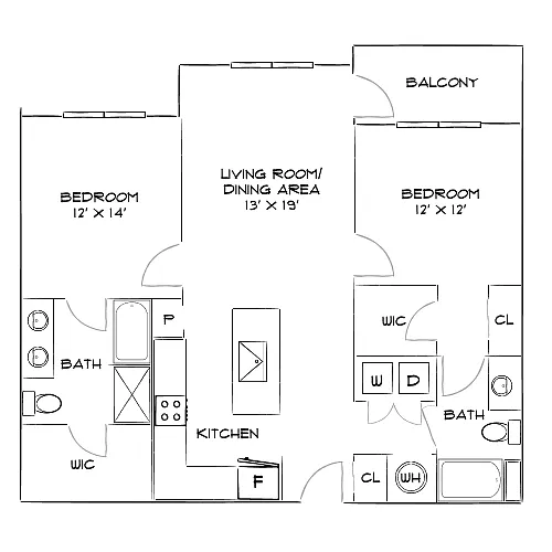 Floor plan Design 2C
