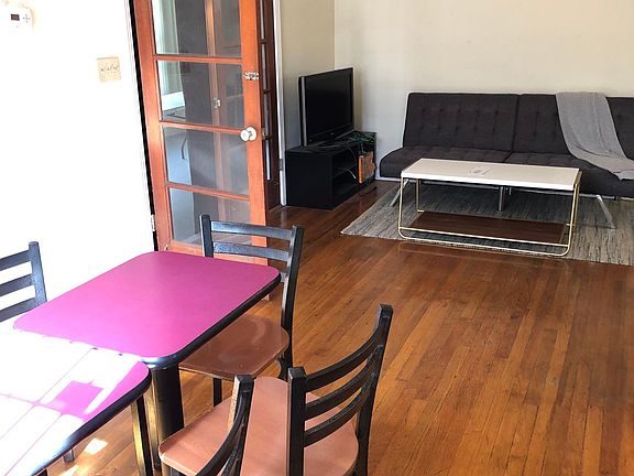 View from dining area