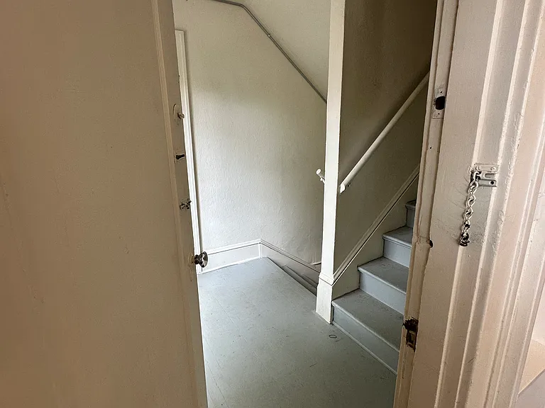 door off kitchen to basement stairs