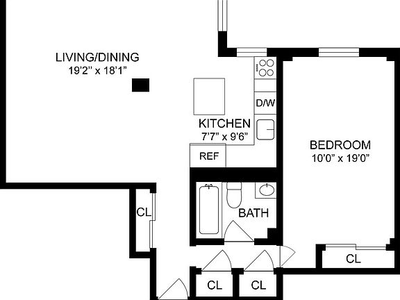 2nd image of 345 Clinton Ave APT 3A