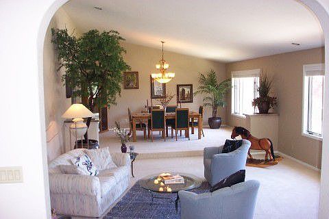 Another view of the open living room