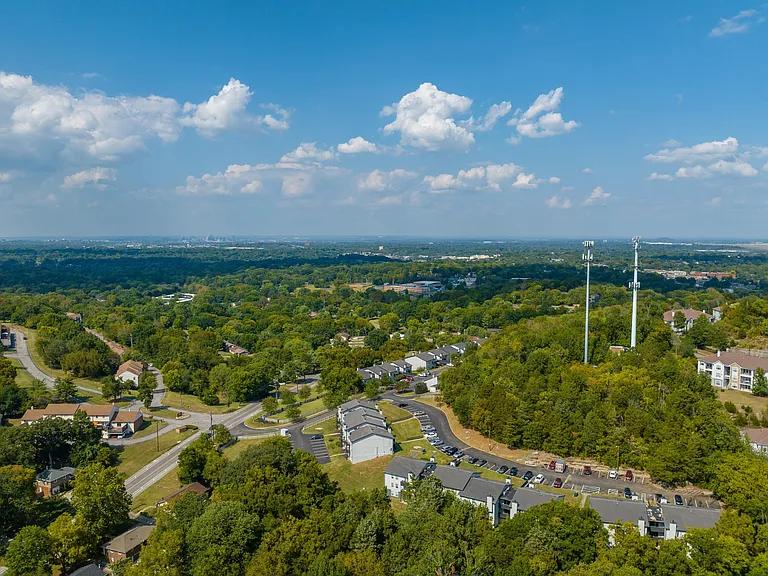 Aerial view of the community