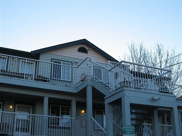 West facing view of condo