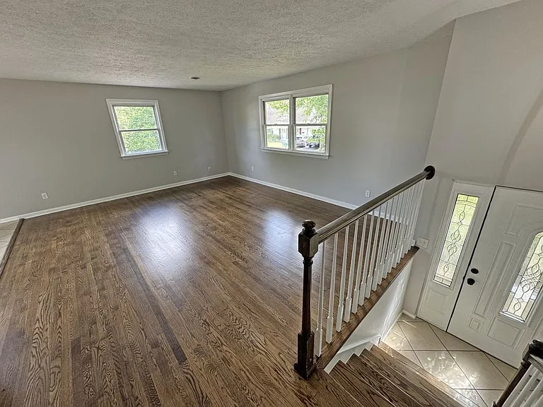 Living Room overlooking Foyer