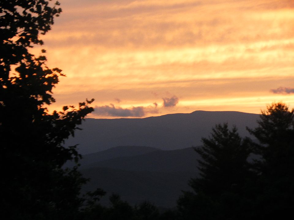 Early Sunset from the deck! 