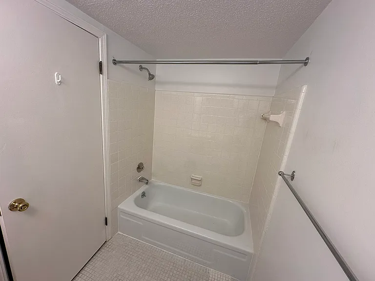 Bathroom viewed from toilet