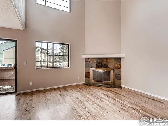 Main floor living room & dining area