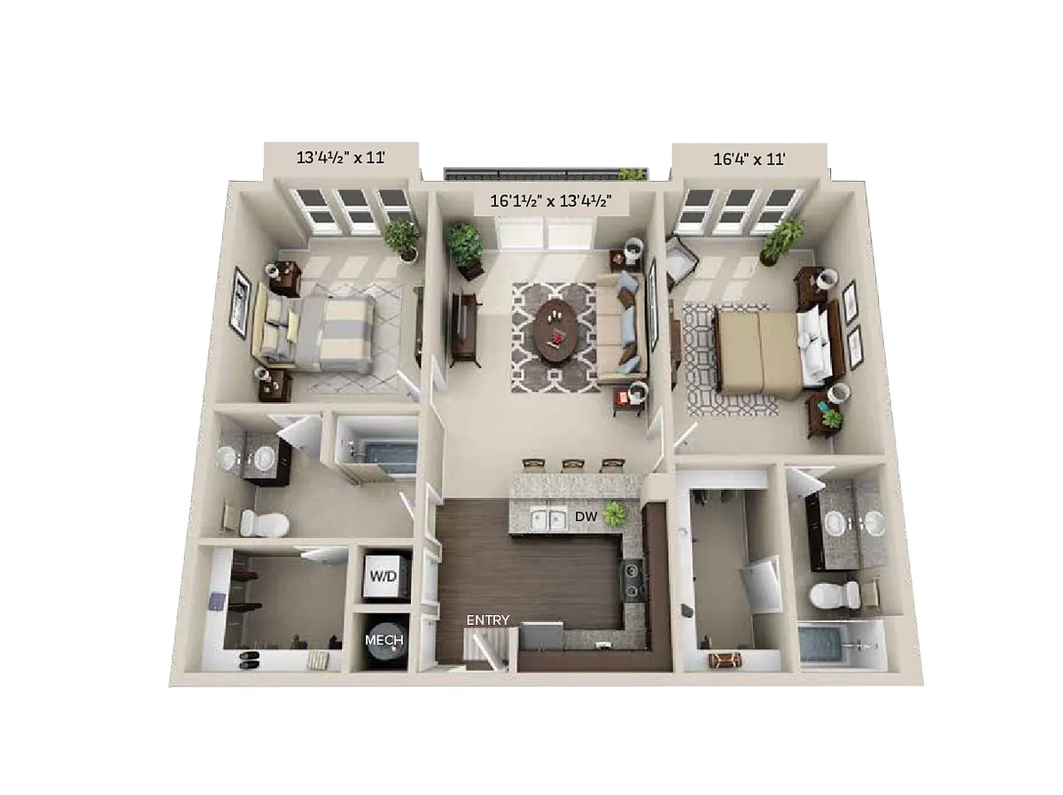 Floor plan B3