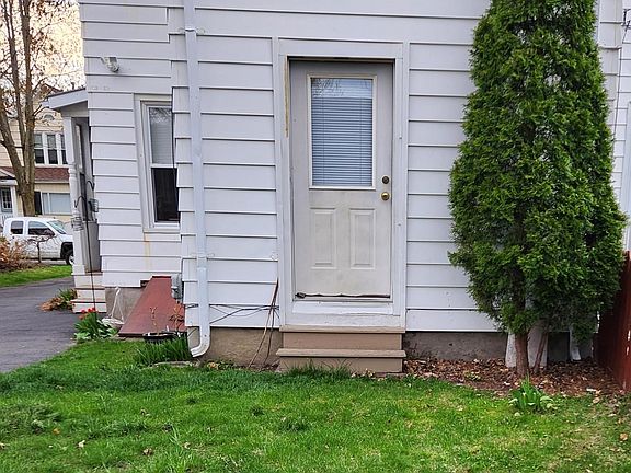 Your back door to yard.