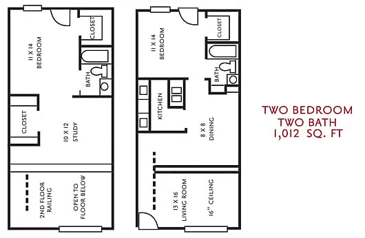 Floor plan Plan 2C Townhome