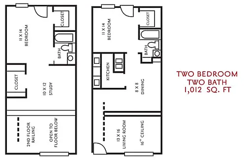 Floor plan Plan 2C Townhome