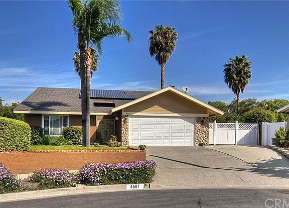 Welcome Home to 4581 Loncrest Drive, Yorba Linda, 92886. Notice to the right the large parking area. This opens to an approximat