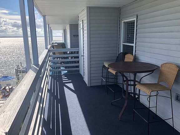 Deck View/ Bay in back