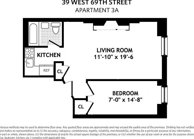 2nd image of 39 W 69th St APT 3A
