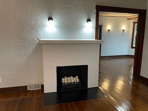 Heater in non-working fireplace