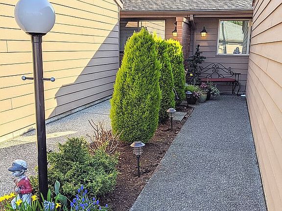 Outside entryway