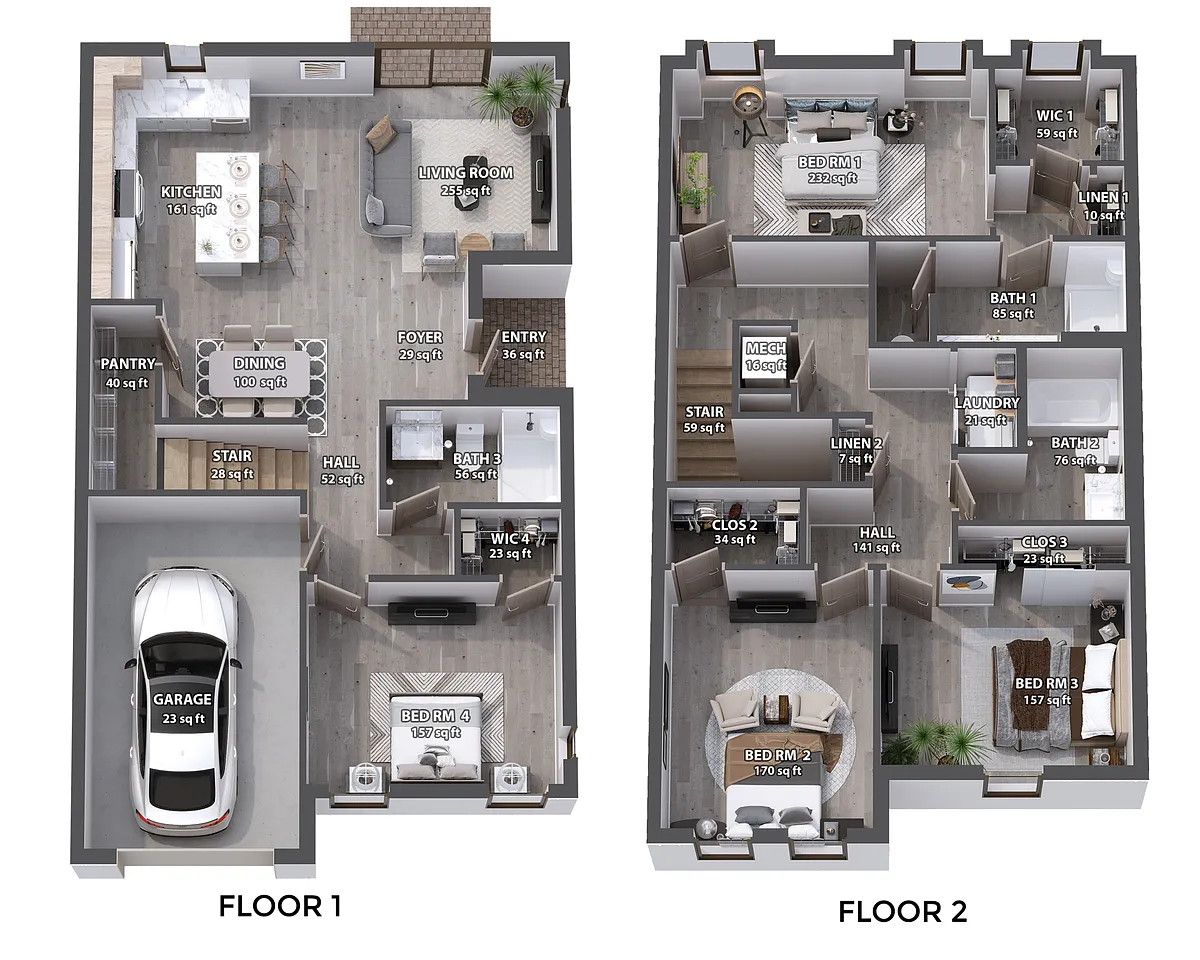 Floor plan D1
