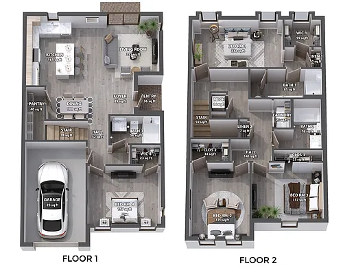 Floor plan D1