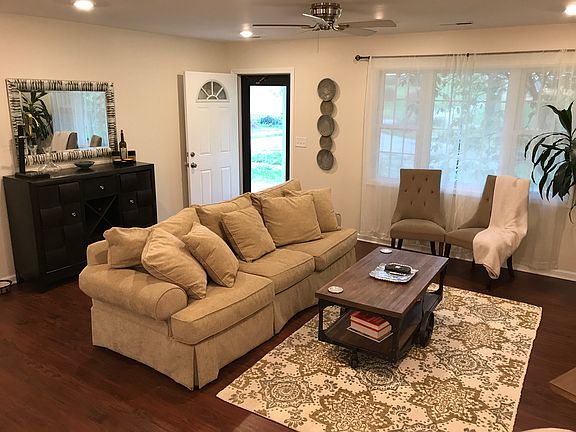 Living room from dining area