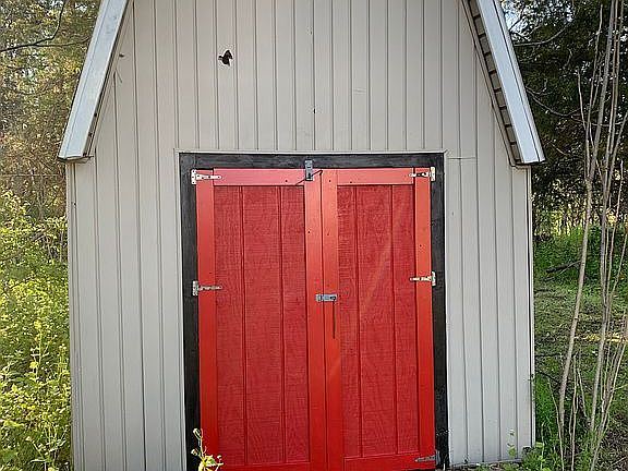 Shed with loft