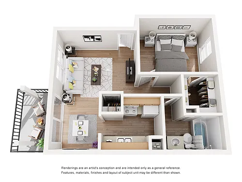 Floor plan 1X1