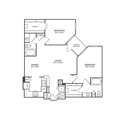 Floor plan B2 Classic
