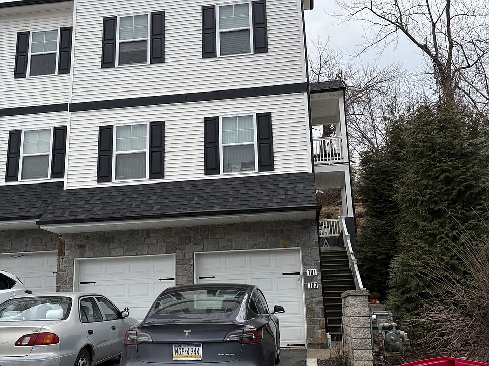 exterior entrance from the rear