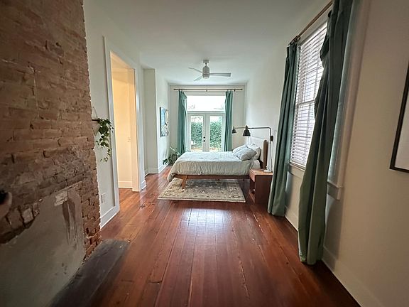 Master bedroom with backyard access