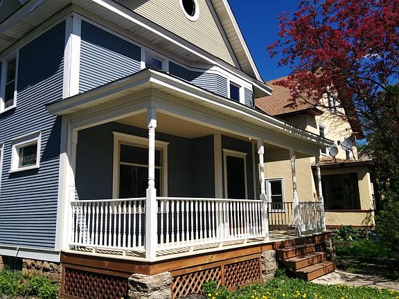 Beautiful traditional open porch.