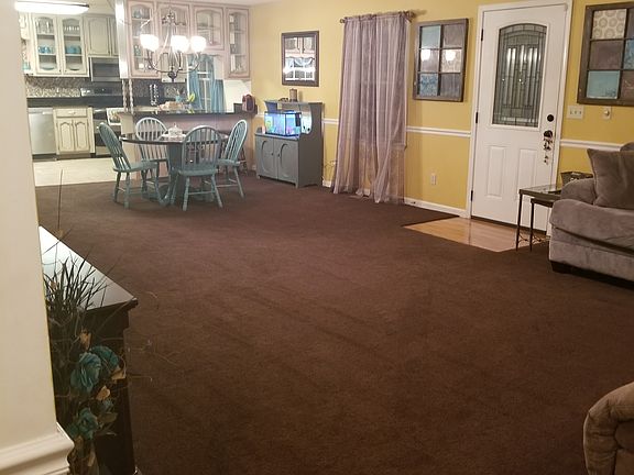 Living room and dining