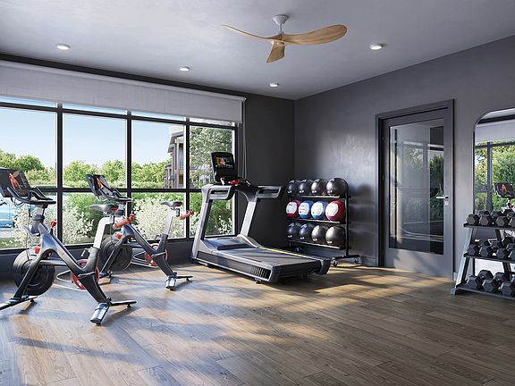 Aster Place Fitness Center Rendering
