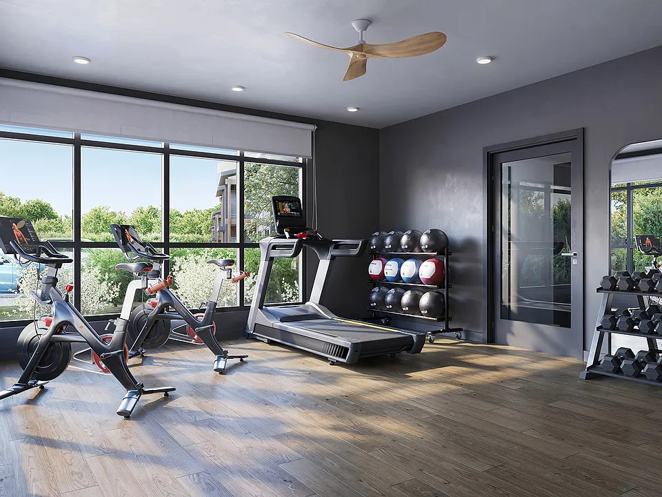 Aster Place Fitness Center Rendering