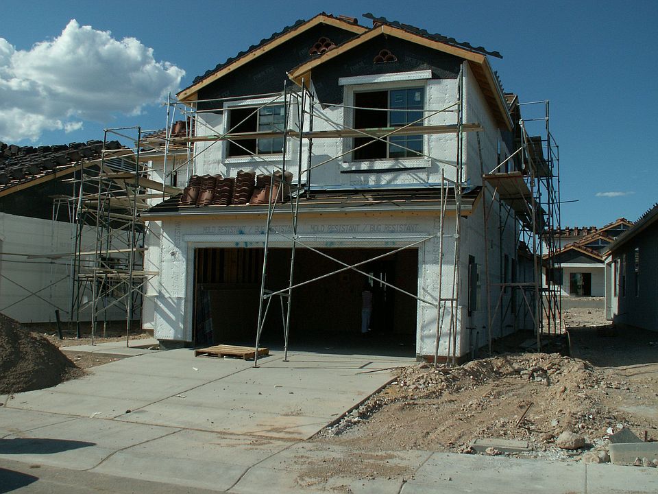 front of the house being built!