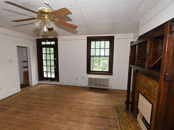 Master bedroom with entrance into the living room.