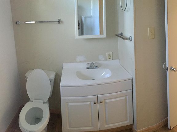 Wow look how clean this bathroom is. New: toilet, sink and tub. Freshly painted. includes linen closet not pictured