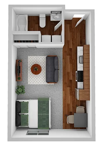 Floor plan Apartment Style Studio