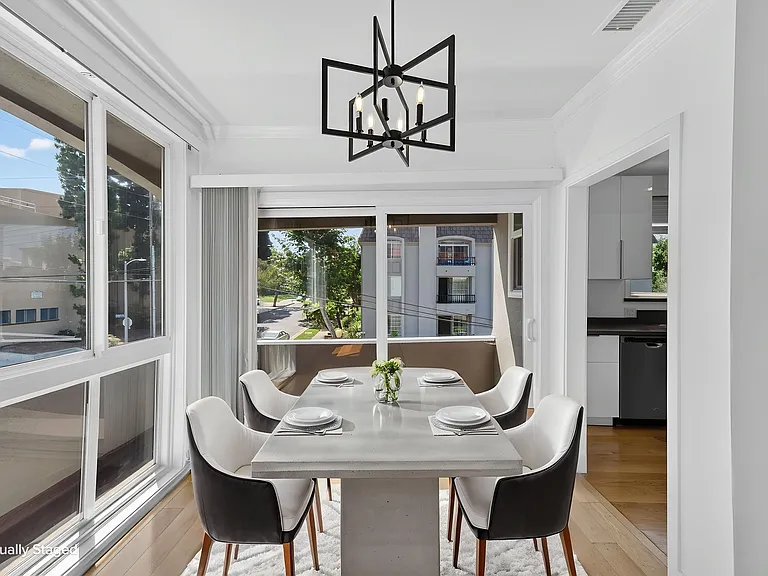 STAGED DINING ROOM