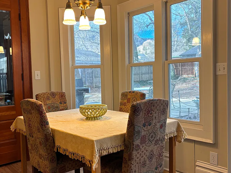 Eat in kitchen table with Red Rocks views