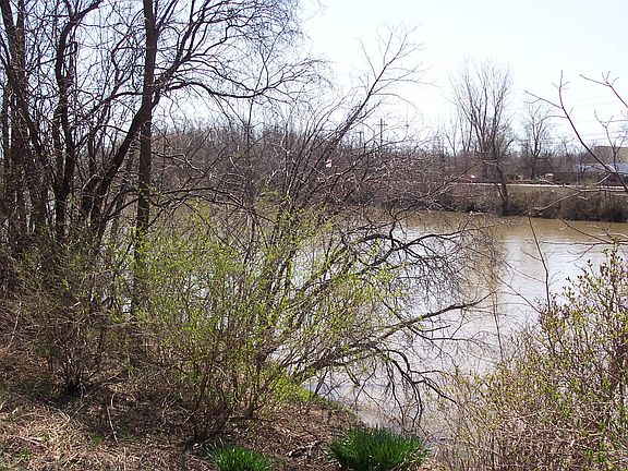 The GENESEE RIVER:  one of the only rivers that flows North in N Hemisphere!